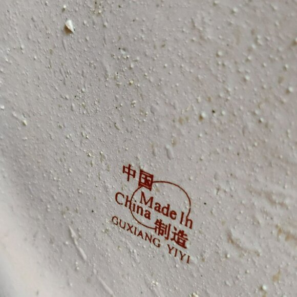 Vintage Whimsical Umbrellas Design Umbrella Stand, 18" MCM Ceramic Cane Holder - Picture 6 of 6